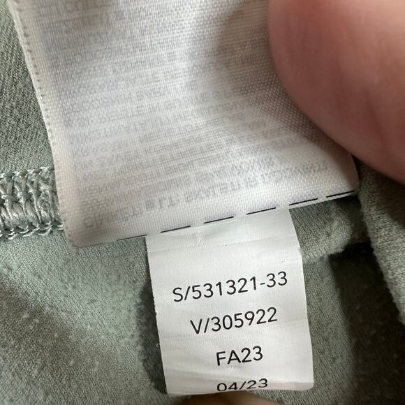 Athleta Salutation Stash Pocket 7/8 Tight XL Light Green Stretch High Rise Capri - Picture 8 of 15